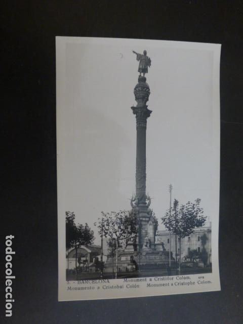 Postales: BARCELONA MONUMENTO A COLON - Foto 1