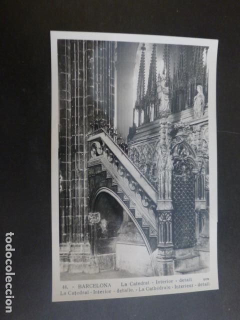 Postales: BARCELONA LA CATEDRAL INTERIOR - Foto 1