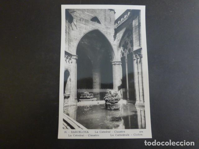 Postales: BARCELONA LA CATEDRAL CLAUSTRO - Foto 1