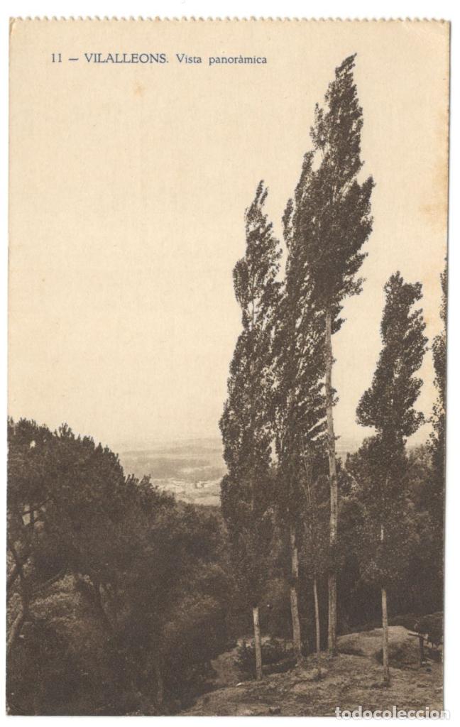 Cartoline: VILALLEONS. VISTA PANOR&Agrave;MICA. N&ordm;11. huecograbado Joaqu&iacute;n mumbr&uacute;.