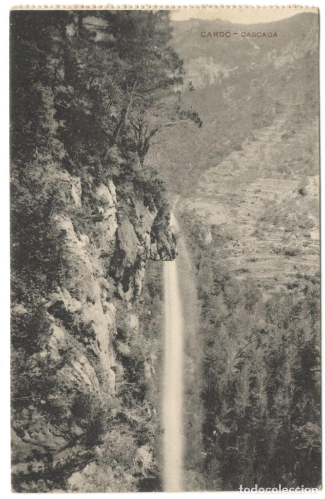 Cartoline: POSTAL DE CARD&Oacute;. CASCADA. circulada en 1921.