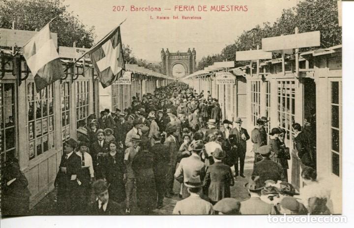 Cartoline: BARCELONA-FERIA DE MUESTRAS Y ARCO DEL TRIUNFO- ROISIN N&ordm; 207