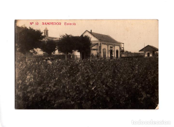 Postales: SAMPEDOR.- ESTACI&Oacute;N DEL FERROCARRIL. - Foto 1