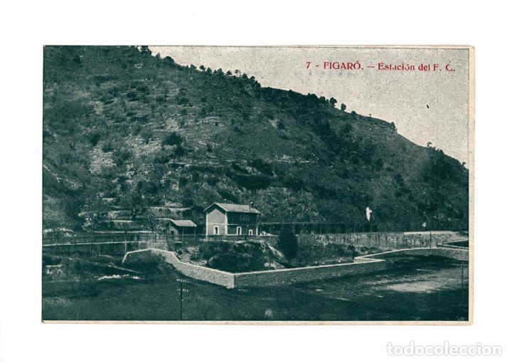 Postales: FIGAR&Oacute;.- ESTACI&Oacute;N DEL FERROCARRIL. - Foto 1