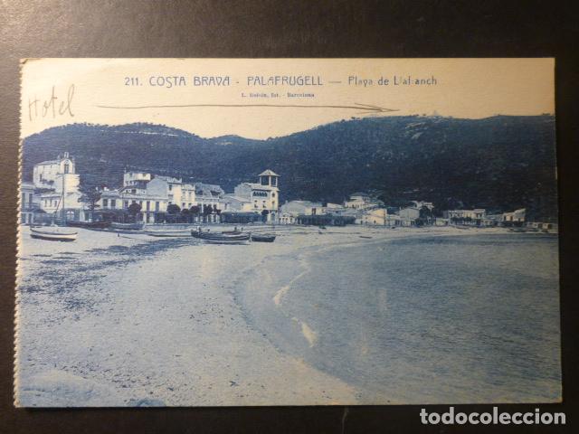 Postales: PALAFRUGELL GERONA PLAYA DE LLAFRANCH - Foto 1