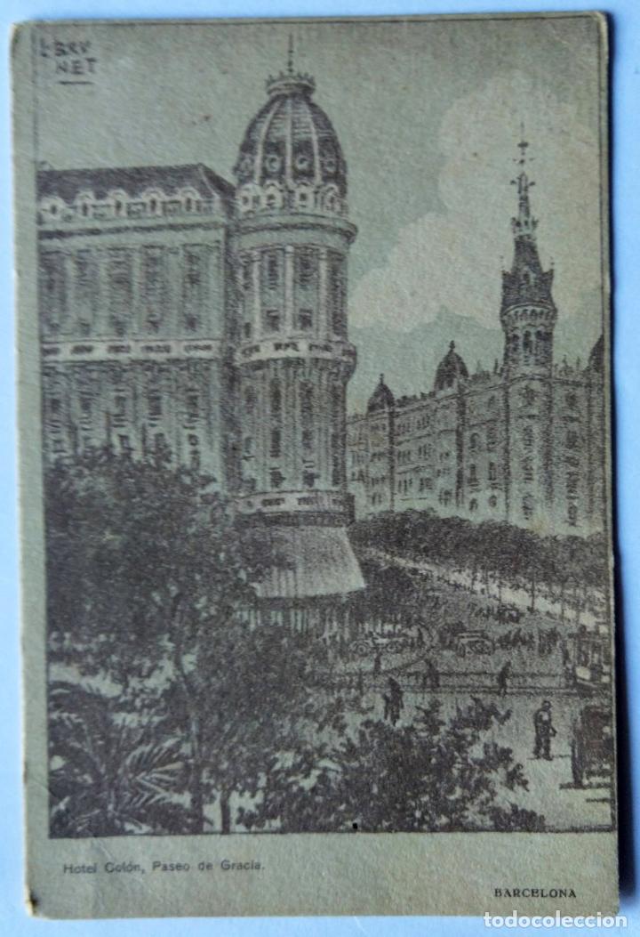Postkarten: BARCELONA HOTEL COLON PASEO DE GRACIA ILUSTRADOR BRUNET N 764