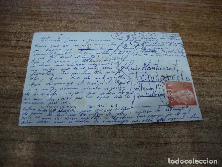 Postales: POSTAL VILANOVA DE MEYA LA COMA CIRCULADA - Foto 2