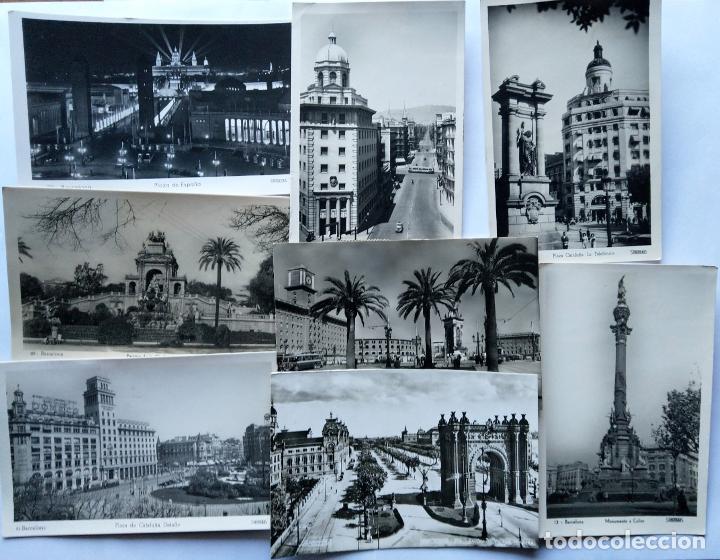 Postales: BARCELONA LOTE DE 8 POSTALES - Foto 1