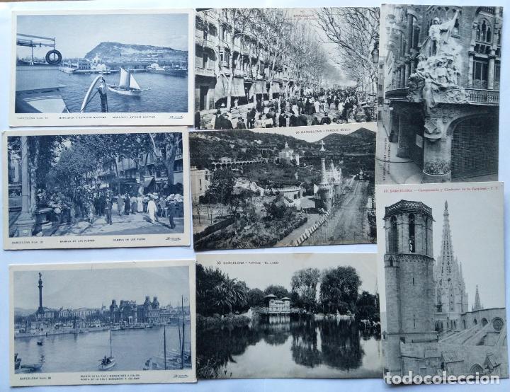 Postales: BARCELONA LOTE DE 8 POSTALES - Foto 1