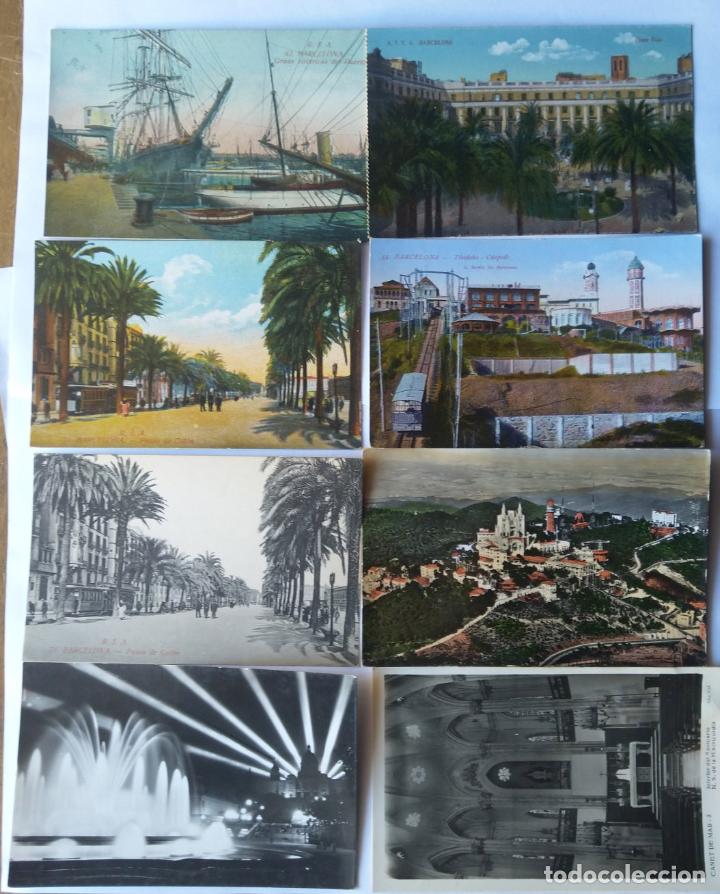 Postales: BARCELONA LOTE DE 8 POSTALES - Foto 1