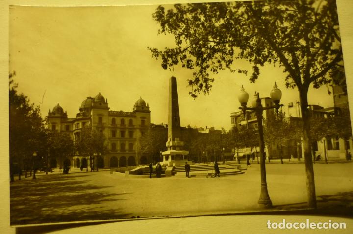 Postales: postal reus.-av.martires y obelisco caidos