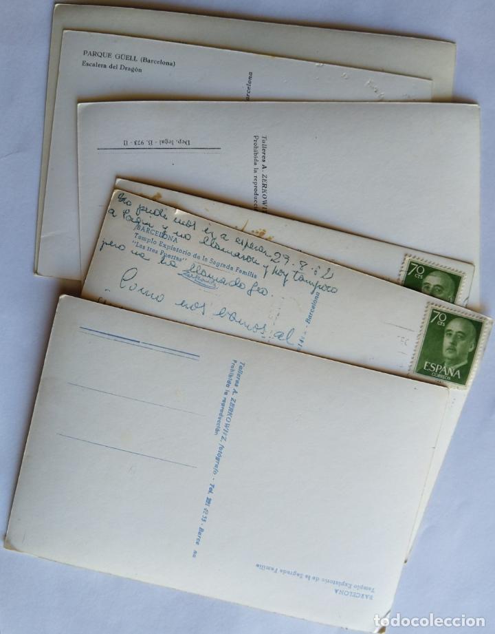 Postales: BARCELONA LOTE DE 6 POSTALES - Foto 3
