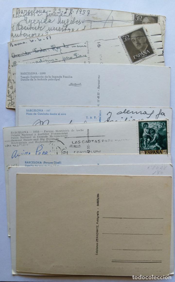 Postales: BARCELONA LOTE DE 8 POSTALES - Foto 3
