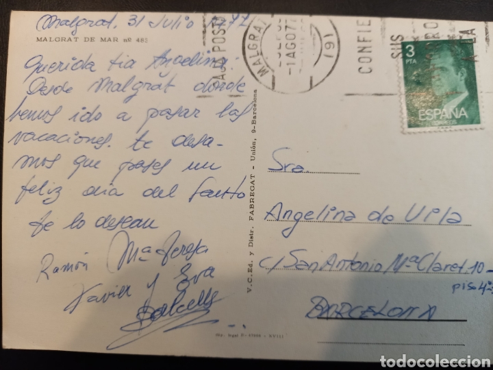 Postales: Postal de Malgrat de mar. Barcelona - Foto 2
