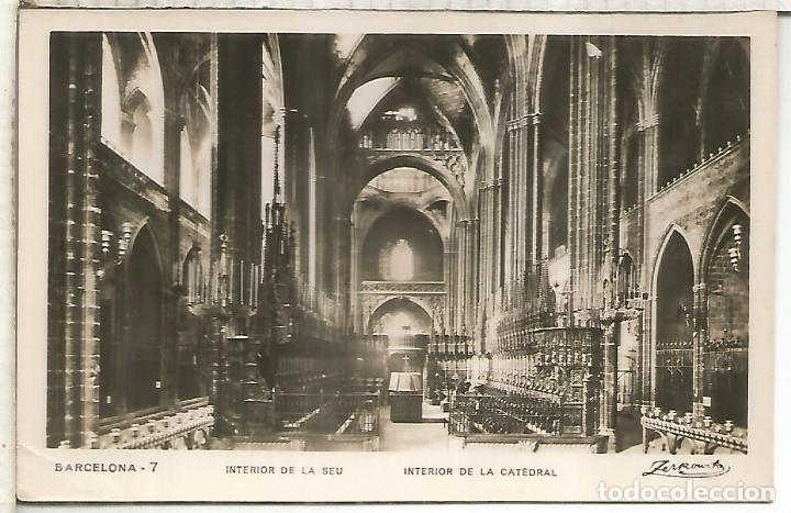 Postales: BARCELONA CATEDRAL ESCRITA - Foto 1