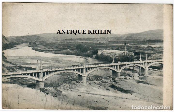 Cartoline: SAN VICENTS DE CASTELLET / VISTA DEL PONT DES DE EL RIU / CLIXES B. ROVIRA / SIN FRANQUEAR