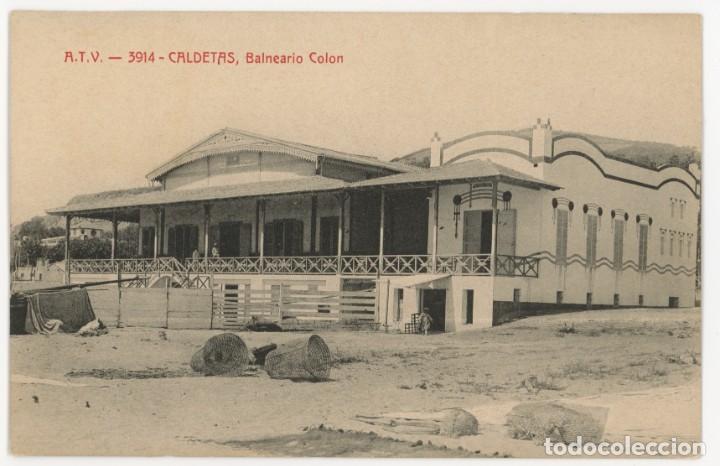 Postcards: a06200 caldetes balneari colon atv n&ordm;3914 escrita