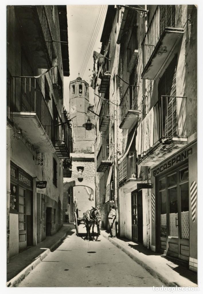 Cartoline: a06214 balaguer calle y escalera que conduce a santa marta zerkowitz n&ordm;16 animada coca cola sc