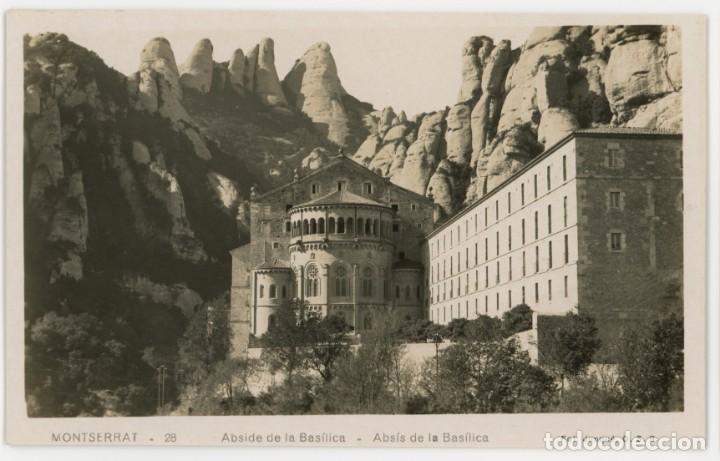 Postais: a06223 montserrat abside de la basilica junque n&ordm;28 sc