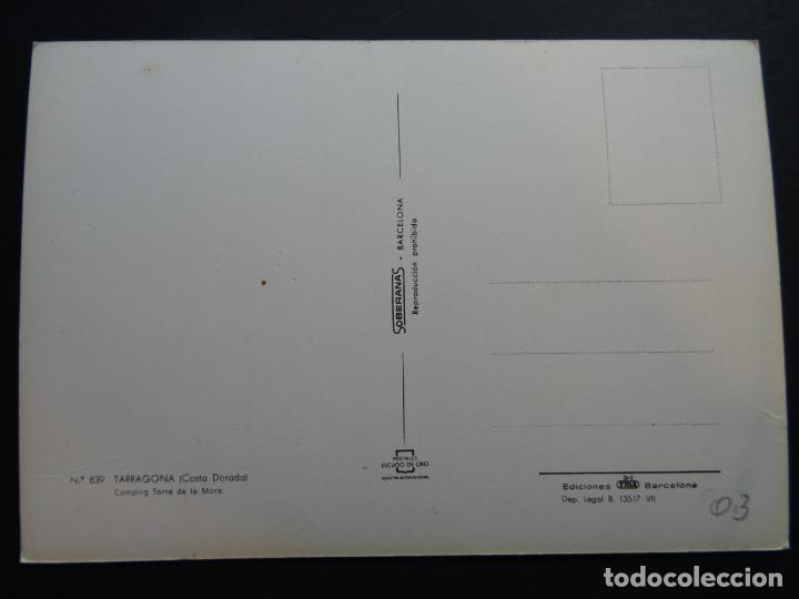 Postales: Tarragona, Camping de Torre de la Mora, postal sin circular - Foto 2