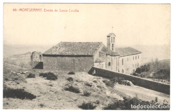 Cartoline: MONTSERRAT - ERMITA DE SANTA CECILIA N&ordm;48. fototipia thomas.