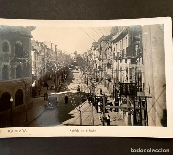 Postales: POSTAL - RAMBLA DE S. ISIDRE (IGUALADA) - Foto 1