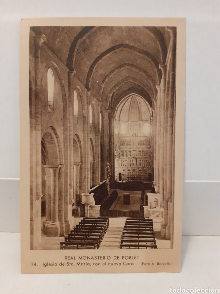 TARJETA POSTAL MONASTERIO DE POBLET