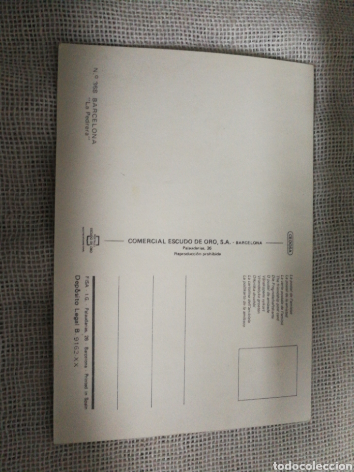 Postales: BARCELONA, LA PEDRERA, TARJETA POSTAL - Foto 2