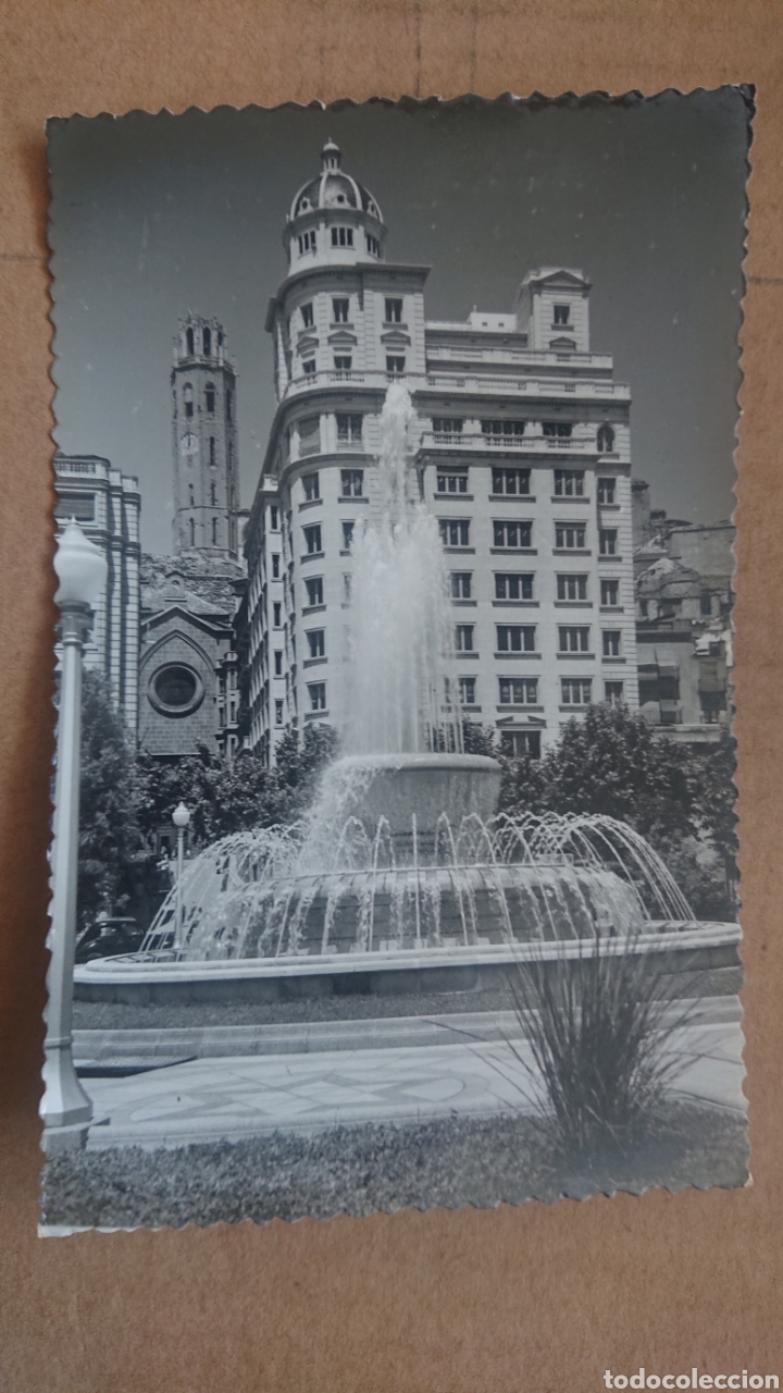 Postales: POSTAL DE LERIDA FUENTE LUMINOSA