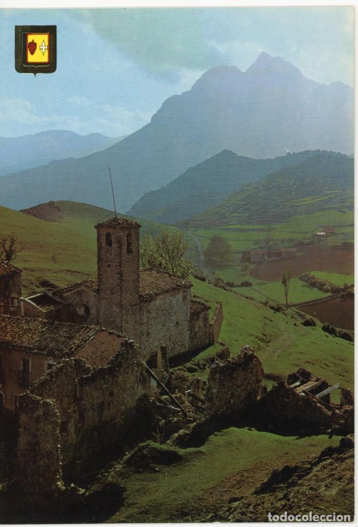 Cartes Postales: m00355 gisclareny pedraforca al fondo 1970 escudo de oro n&ordm;5258 sc