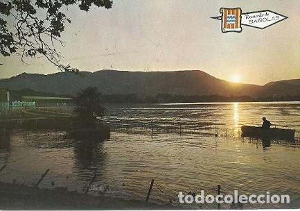 Cartoline: POSTAL A COLOR 1234 BA&Ntilde;OLAS ATARDECER EN EL LAGO