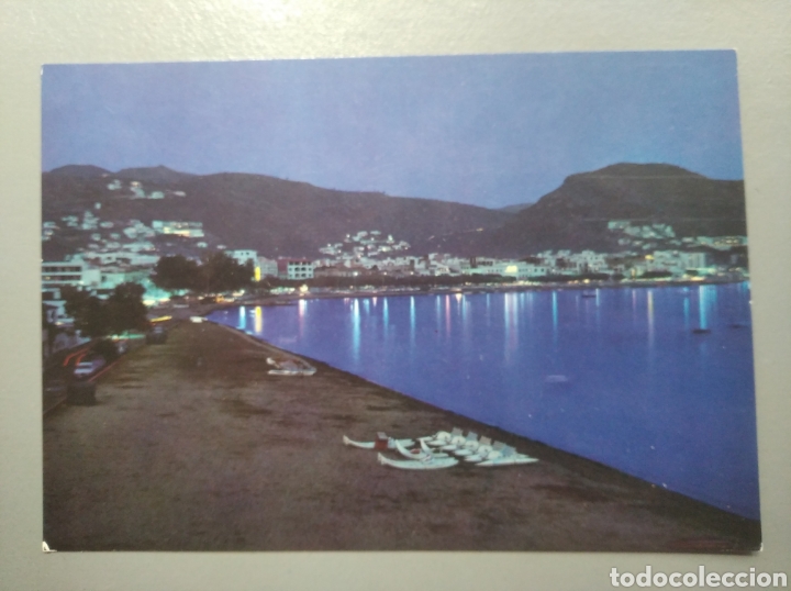Cartoline: Postal 1528 costa brava rosas nocturna ed fabregat