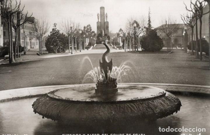 Postales: tarrasa. surtidor y paseo. zerkowitz - Foto 1