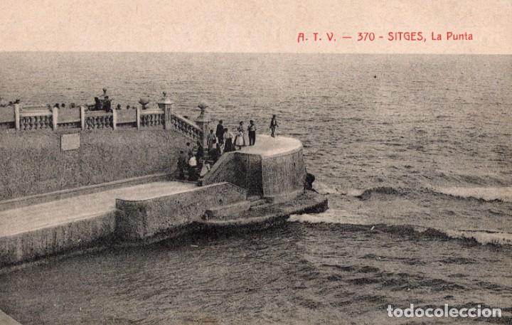 Postales: sitges. atv 370. la punta - Foto 1