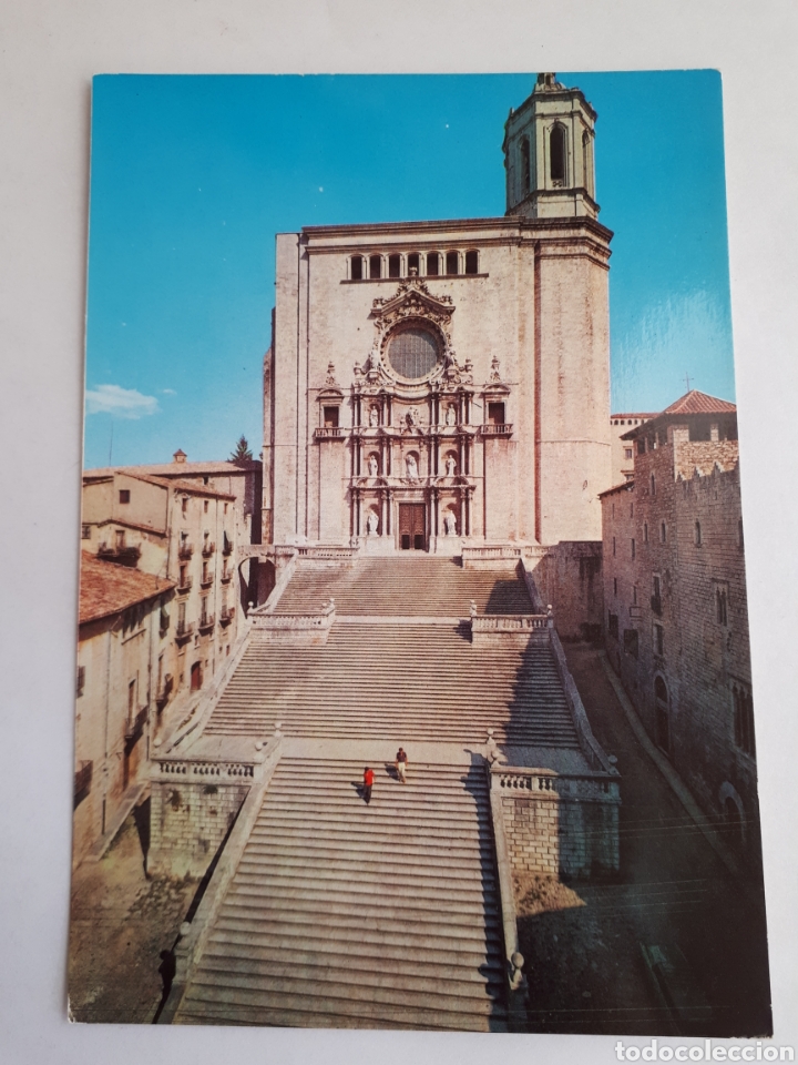 Postales: GIRONA. CATEDRAL. POSTAL ANYS 70 - Foto 1