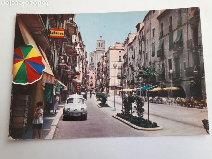 Postales: GIRONA. RAMBLA. POSTAL 1961 - Foto 1