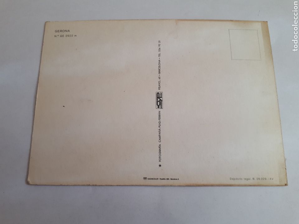 Postales: GIRONA. POSTAL ANYS 70 - Foto 2