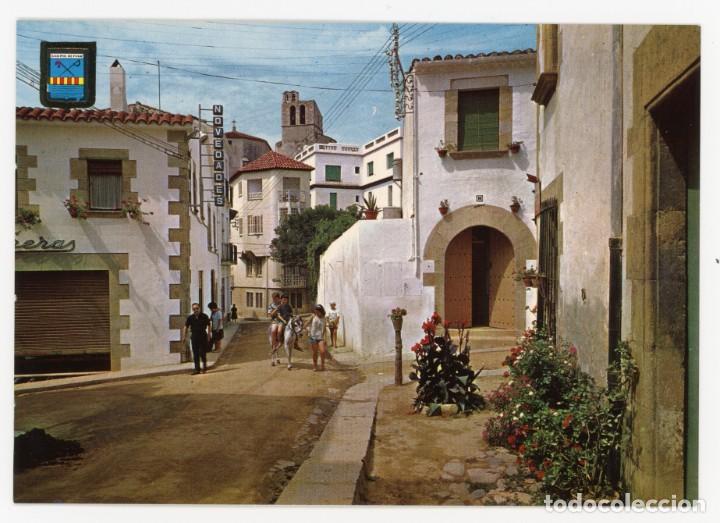 Cartes Postales: m00413 Sant Pol De Mar Calle Abat De As 1964 Escudo De Oro N&ordm;872 sc