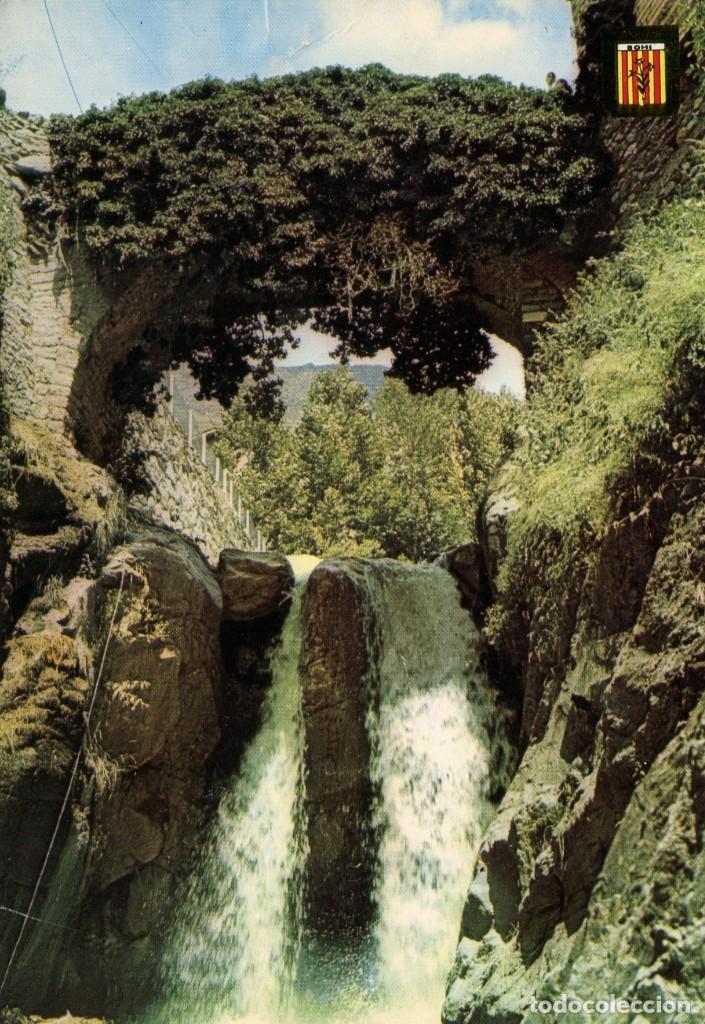 Cartoline: m00437 Boi Puente Romanico Y Cascada 1972 Escudo De Oro N&ordm;6498 circulada