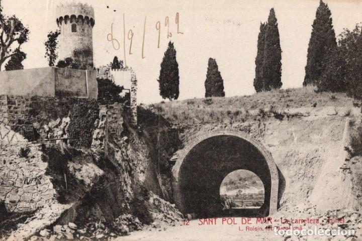 Postales: sant pol de mar. 11 la carretera. roisin