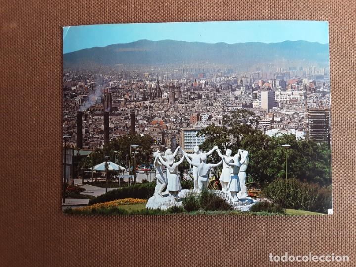 Postales: Monumento a la Sardana. Barcelona - Foto 1