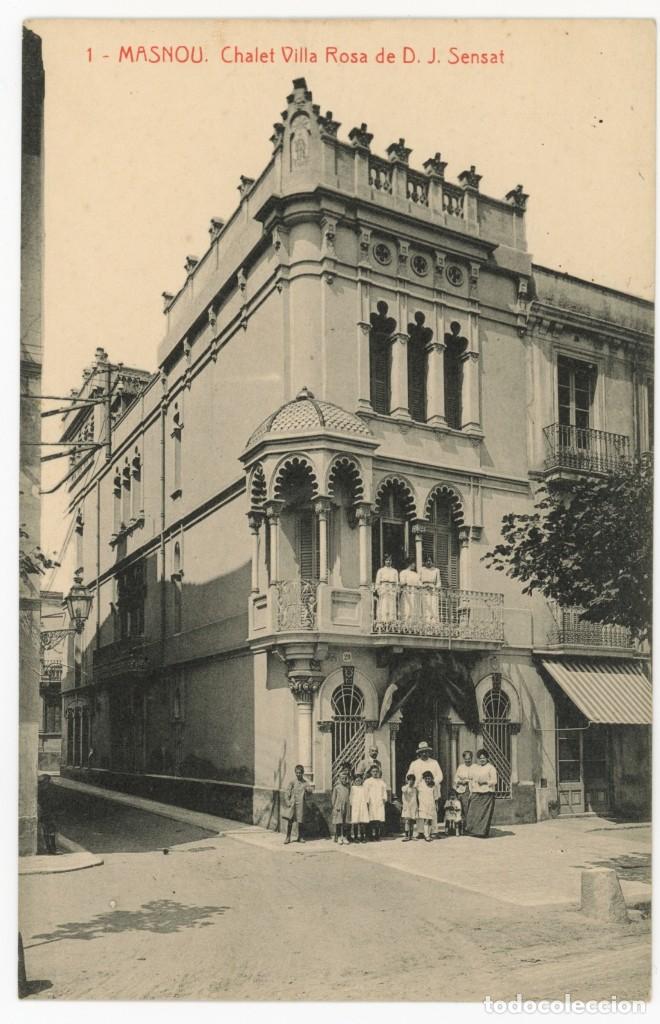 Postcards: a06350 3901 masnou chalet villa rosa de d.j. sensat thomas n&ordm;1 sc