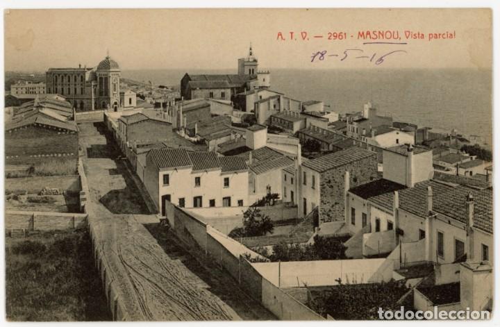 Cartoline: a06352 masnou vista parcial atv n&ordm;2961 circulada 1916