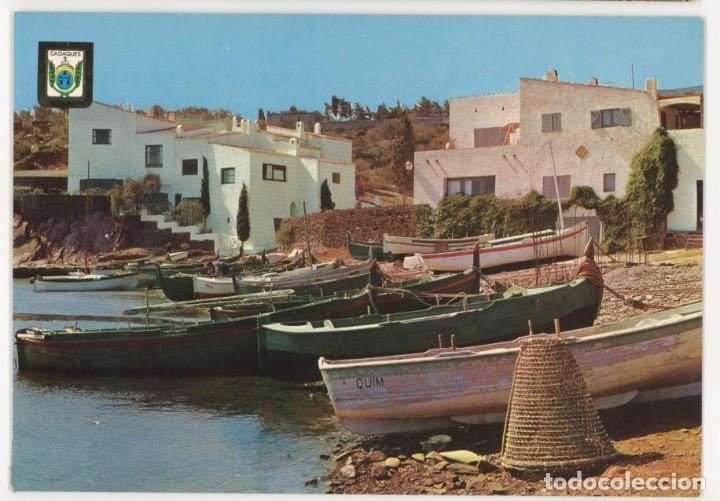 Cartoline: m00498 Cadaques port lligat embarcadero 1963 escudo de oro n&ordm;521 sc