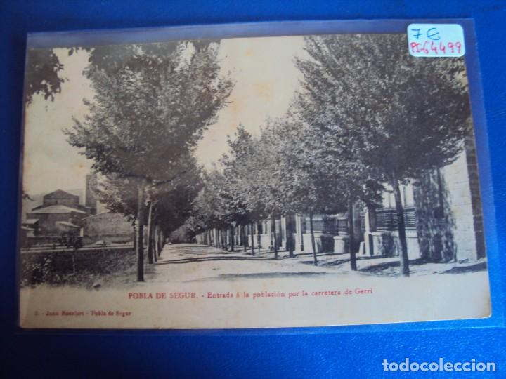 Postales: (PS-64499)POSTAL DE POBLA DE SEGUR-ENTRADA A LA POBLACION POR LA CARRETERA DE GERRI