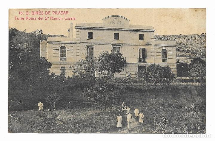 Postales: Postal n&ordm; 16 S. Gin&eacute;s de Vilasar. Torre Roura del Sr. Ramon Casals