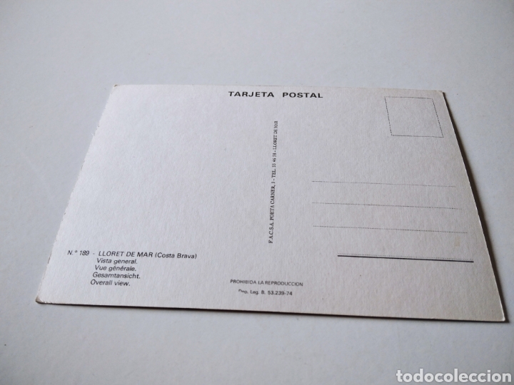 Postales: Postal Lloret de Mar - Foto 2