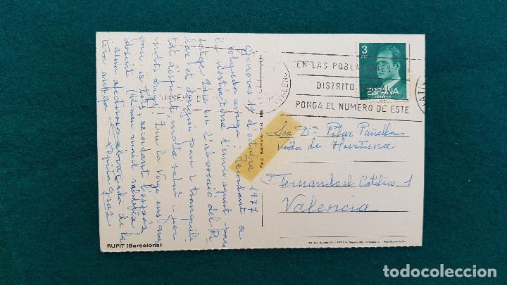 Postales: POSTAL BARCELONA (1977) RUPIT - Foto 2