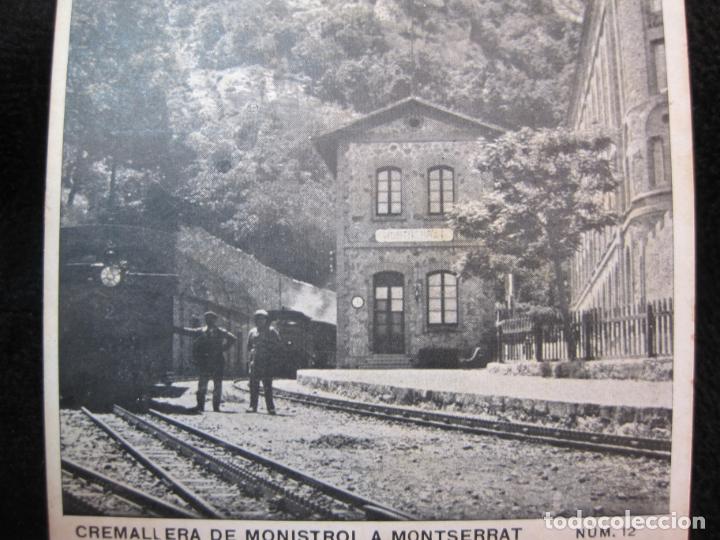 Postales: ESTACION DE MONTSERRAT-FERROCARRIL-ZERKOWITZ FOTO-12-POSTAL ANTIGUA-(77.510)