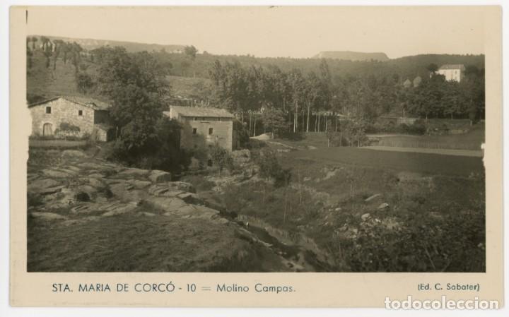 Postkarten: a06377 santa maria de corco molino campas sabater n&ordm;10 circulada